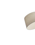 83" Silver Arc Floor Lamp With White Linen Empire Shade