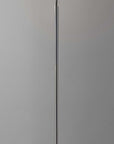 72" Silver With White Glass Shade