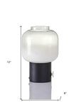 Mod Pod Black Glass Table Lamp