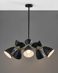 Cinco Diabolo Adjustable Black Metal Pendant