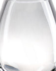 7" Clear Lead Free Crystal Oval Table Vase