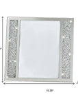 5" x 7" Silver Crystal Tabletop Picture Frame