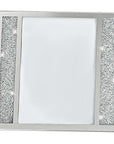 5" x 7" Silver Crystal Tabletop Picture Frame