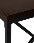 44" Brown And Black Frame Console Table
