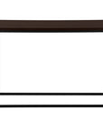44" Brown And Black Frame Console Table