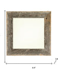 4" x 4" Gray Wood Tabletop Picture Frame