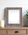 8.5" x 11" Gray Wood Tabletop Picture Frame