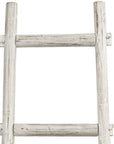 72" Natural Distressed Solid Wood Six Step Ladder Shelf