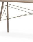 66" Brown Solid Wood Console Table