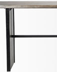 70" Brown Solid Wood Solid Console Table