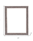 18" x 24" Gray Wood Hanging Picture Frame