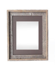 16" x 20" Gray Distressed Wood Hanging Picture Frame