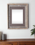 16" x 20" Gray Distressed Wood Hanging Picture Frame