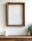 16" x 20" Gray Wood Hanging Picture Frame