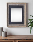 16" x 20" Gray Wood Hanging Picture Frame