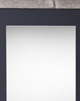 16" x 20" Gray Wood Hanging Picture Frame