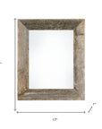 14" x 18" Gray Wood Hanging Picture Frame