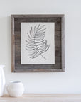 11" x 14" Red Wood Hanging Picture Frame
