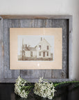 11" x 14" Red Wood Hanging Picture Frame