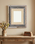 11" x 14" Gray Wood Hanging Picture Frame