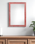 11" x 17" Red Wood Hanging Picture Frame