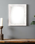 8.5" x 11" White Wood Hanging Picture Frame