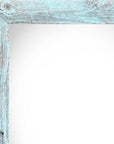 8.5" x 11" Blue Wood Hanging Picture Frame