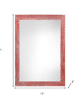 11" x 14" Red Wood Hanging Picture Frame