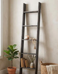 60" X 15" Charcoal Wood Hanging Dimensional Sculpture