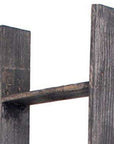60" X 15" Charcoal Wood Hanging Dimensional Sculpture