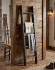 60" X 15" Charcoal Wood Hanging Dimensional Sculpture
