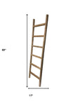 65" X 17" Gray Wood Hanging Dimensional Sculpture
