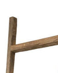 65" X 17" Gray Wood Hanging Dimensional Sculpture