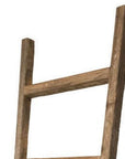 65" X 17" Gray Wood Hanging Dimensional Sculpture