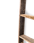 60" X 13" Gray Wood Hanging Dimensional Sculpture