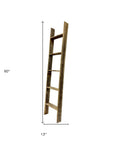 60" X 13" Gray Wood Hanging Dimensional Sculpture