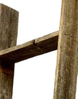 60" X 13" Gray Wood Hanging Dimensional Sculpture