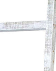 72" X 16" White Wood Hanging Dimensional Sculpture