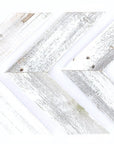 Set of Three Gray Distressed Wood Hanging Arrow Dimensional Sculptures