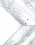 Set of Three Gray Distressed Wood Hanging Arrow Dimensional Sculptures