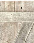 Set of Two 36" X 14" Gray Solid Wood Wall Decor