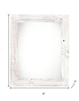 5" x 7" White Wood Tabletop Picture Frame