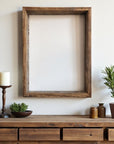 24" x 36" Red Distressed Wood Hanging or Tabletop Picture Frame