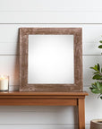 12" x 12" Brown Wood Tabletop Picture Frame