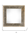 12" x 12" Gray Wood Tabletop Picture Frame