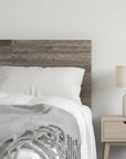 Set of Six 3" x 12" Gray And Brown Wood Planks Wall Decor