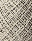 16" Ivory Upholstery Cylinder Abstract Pouf Ottoman