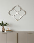 Interlocking Mirrored Curved Shapes With Beveled Edge
