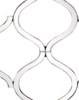Interlocking Mirrored Curved Shapes With Beveled Edge