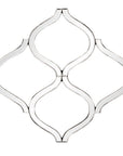 Interlocking Mirrored Curved Shapes With Beveled Edge